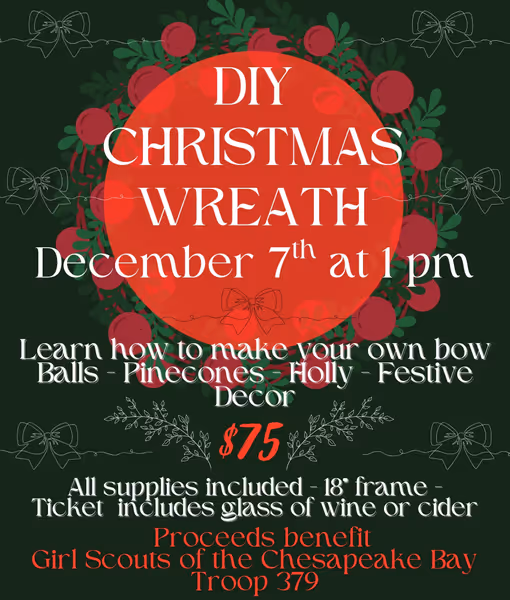Wreath Decorating Workshop (12/7/25 @ 1:00pm)